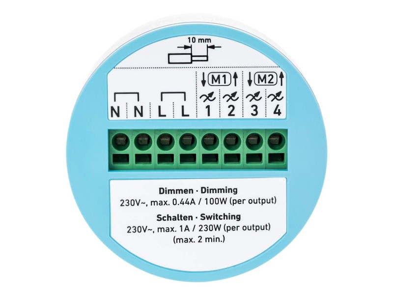 Dingz - Interrupteur Wifi multifonction «dingz» (blanc)