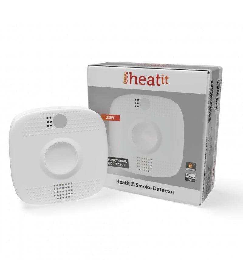 Heatit Controls - Multifunktionaler Rauchmelder Z-Wave+ (Heatit Z-Smoke Detector 230v)