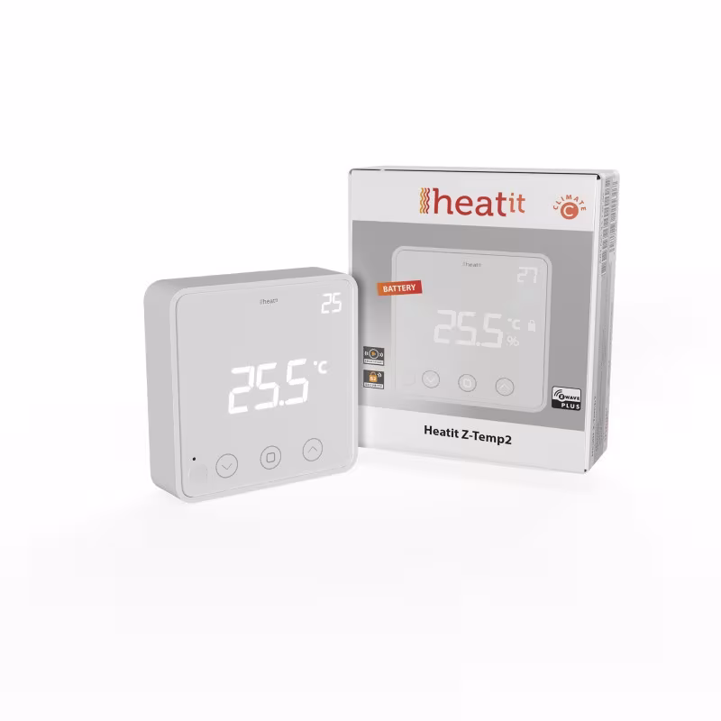 Thermofloor - Thermostat Z-Wave Heatit Z-TRM3fx 3600W 16A, White