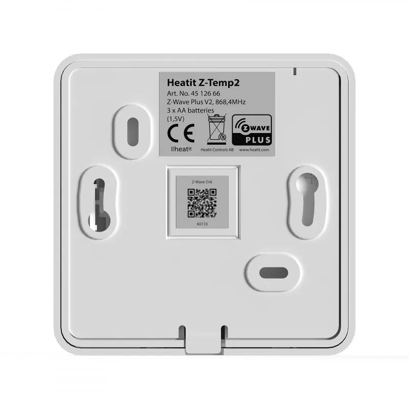 Thermofloor - Thermostat Z-Wave Heatit Z-TRM3fx 3600W 16A, White