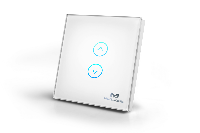 MCO Home - Interrupteur tactile Z-Wave+ pour volet roulant, blanc (MH-C421)