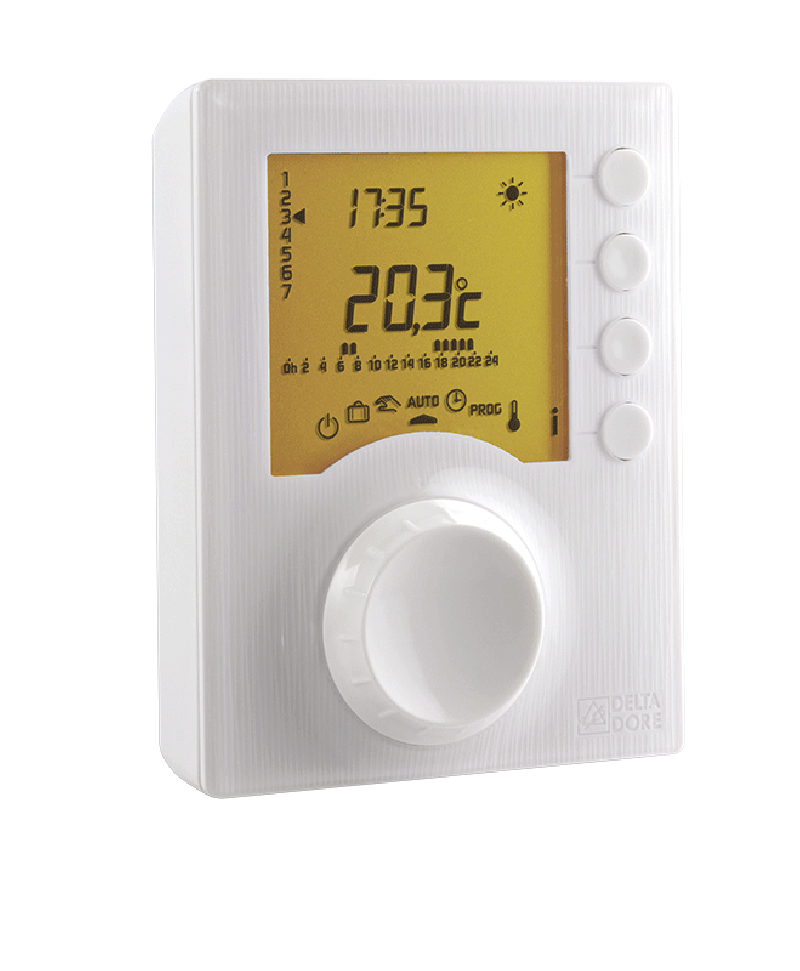 Delta Dore - Thermostat programmable avec 2 niveaux de consigne Tybox 127