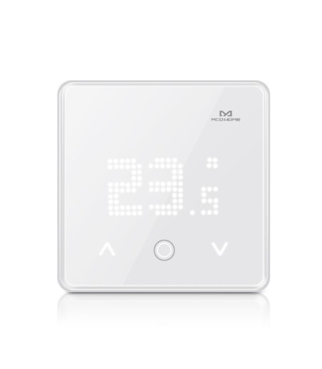 MCOHome - Termostato Z-Wave+ per riscaldamento a pavimento o caldaia (Bianco)