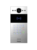 Akuvox - IP Video Türsprechenanlage R20K – 1 Klingel mit Lesegerät für RFID-Badges, NFC - Keypad Modul - In-Wall Edition