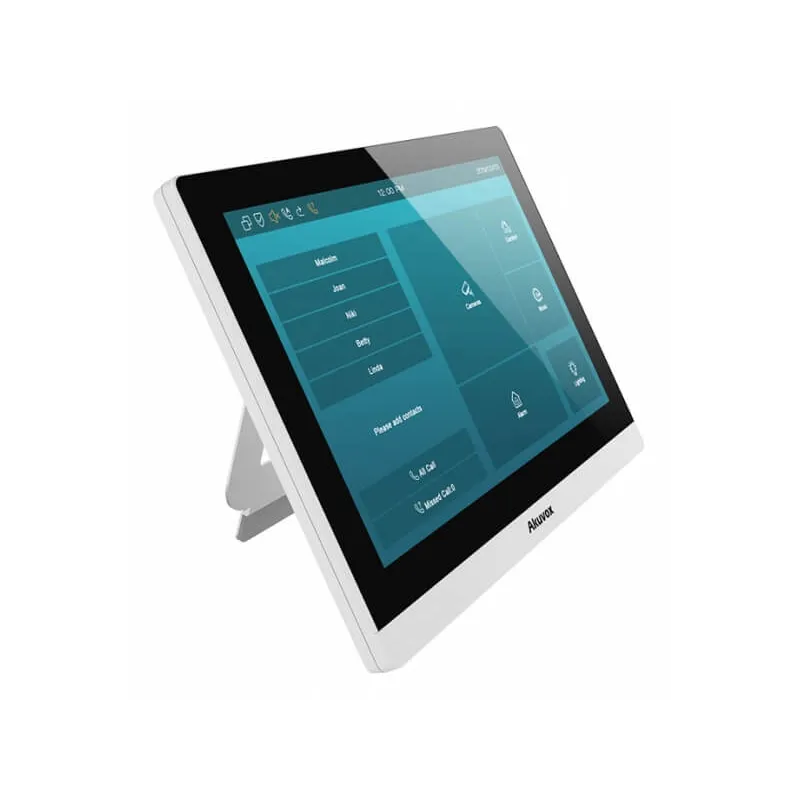 Akuvox - Console interna SIP con schermo tattile da 10", Wifi  e Bluetooth,  Telecamera 1MP (versione Android) Akuvox C317A