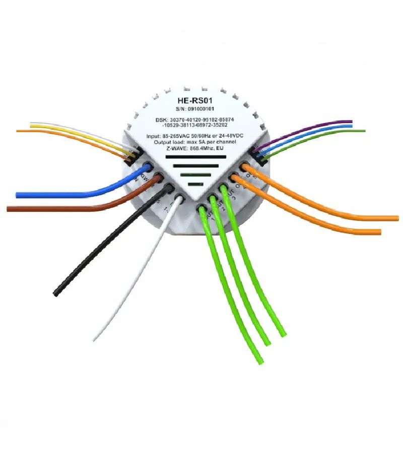 HELTUN -  Z-Wave Relay Switch quinto (5 channel) HE-RS01