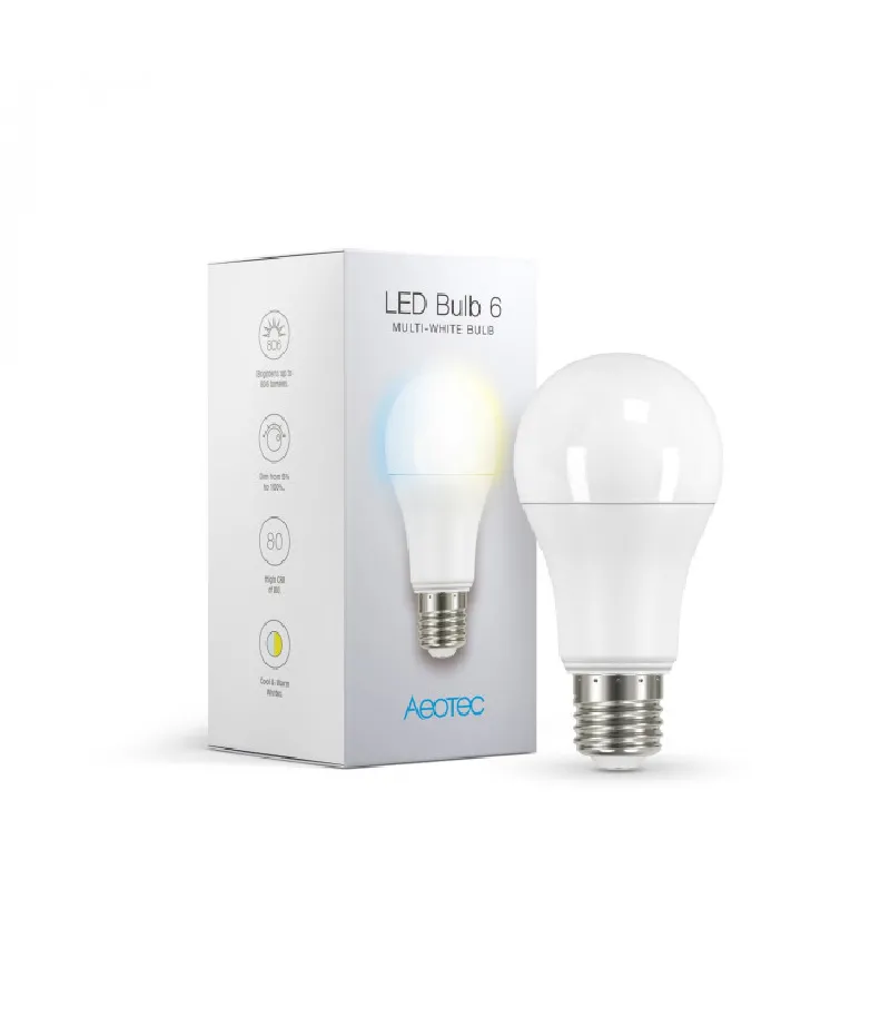 Aeotec - LED Bulb 6  Mutli-White E27 Z-Wave Plus