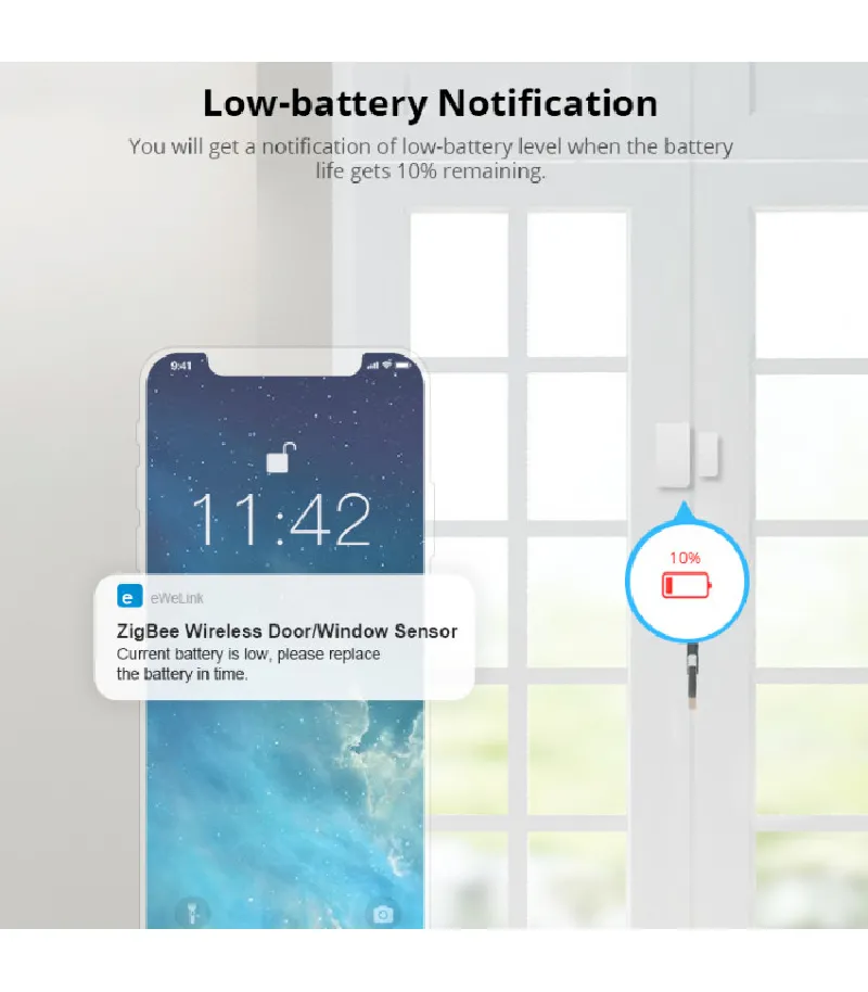 SONOFF - Tür-/Fensteröffnungssensor Zigbee 3.0