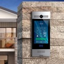 Akuvox - R29C Multi-Tenant-IP-Video-Türsprechanlage mit 4G LTE, Gesichtserkennung, QR-Code, BLE, 7"-Touchscreen.