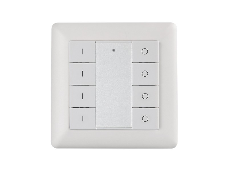 SUNRICHER - Drahtloser 8-Tasten-Wandcontroller 4 Zonen Zigbee