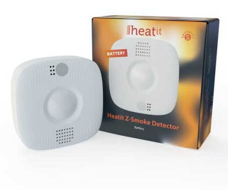 Heatit Controls - Multifunktionaler Rauchmelder Z-Wave+ (Batteriebetrieben)