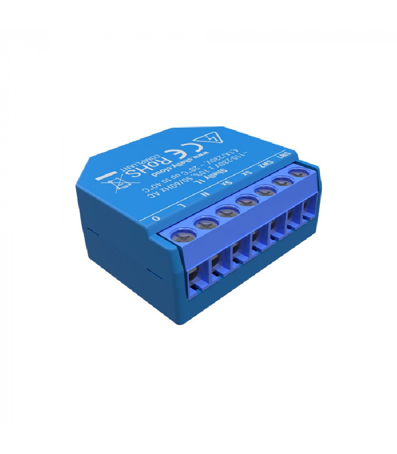 SHELLY - WiFi-Schaltaktor ohne Neutralleiter (Shelly 1L)