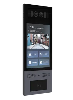 Akuvox - X915S Multi-Tenant-IP-Video-Türsprechanlage mit Gesichtserkennung, QR-Code, BLE, 8"-Touchscreen.