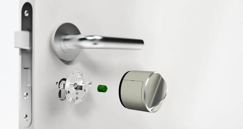 POLY-CONTROL - Serrure motorisée Danalock V3 (Z-Wave/Bluetooth) + cylindre EU