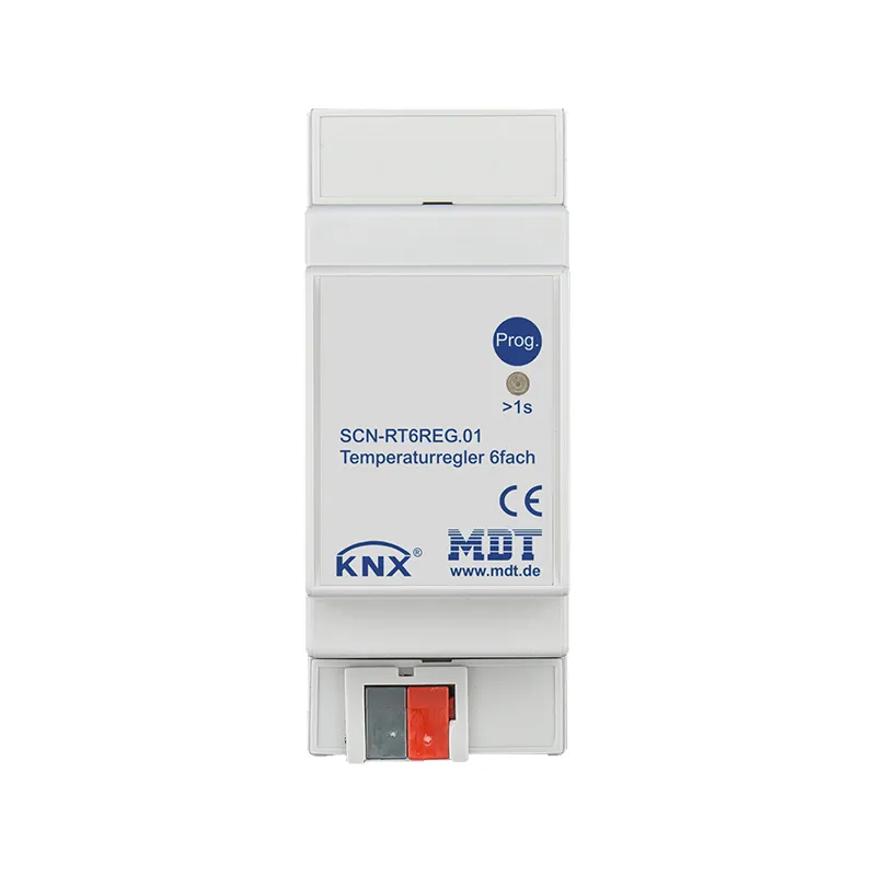 MDT - Temperaturregler 6-fach, 2SU MDRC