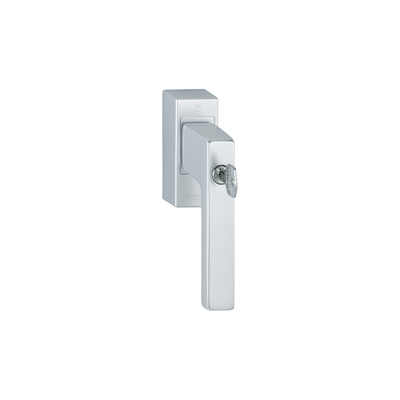 HOPPE - eFenstergriff SecuSignal® - Aluminium-Dreh-/Kipp-Funk-Fenstergriff mit Secu100® + Secustik® und VarioFit®, abschließbar 