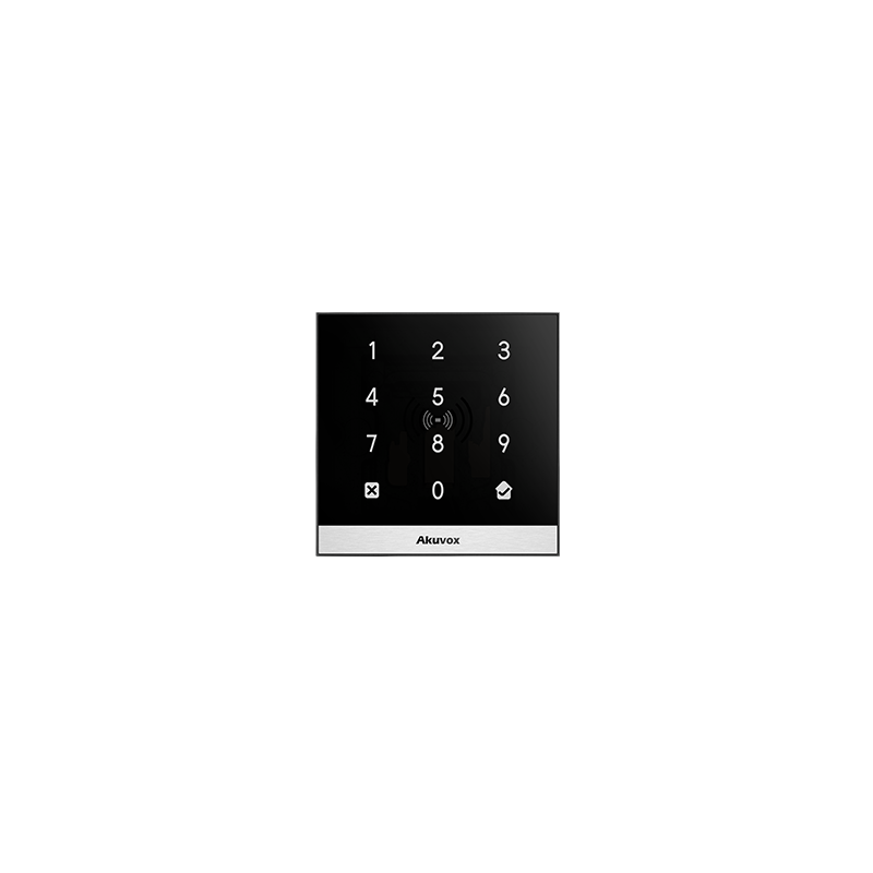 Akuvox - Lettore di controllo accessi IP compatibile con PIN Code, RFID e NFC (Akuvox A02S)