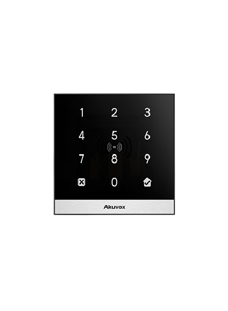 Akuvox - Lettore di controllo accessi IP compatibile con PIN Code, RFID e NFC (Akuvox A02S)