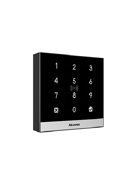 Akuvox - Lettore di controllo accessi IP compatibile con codice PIN, RFID e NFC (Akuvox A02S)