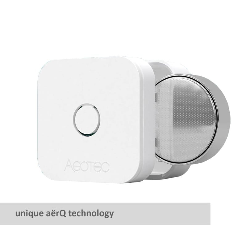 Aeotec - Sensore di temperatura e umidità Z-Wave+ 700 AërQ