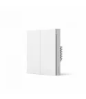 Aqara - Interruttore intelligente Zigbee 3.0 con neutro (Wall Switch H1 With Neutral Double Rocker)