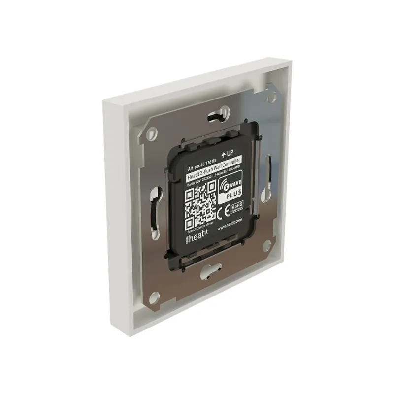 Heatit Controls - Wireless Z-Wave+ 700 Z-Push Wall controller