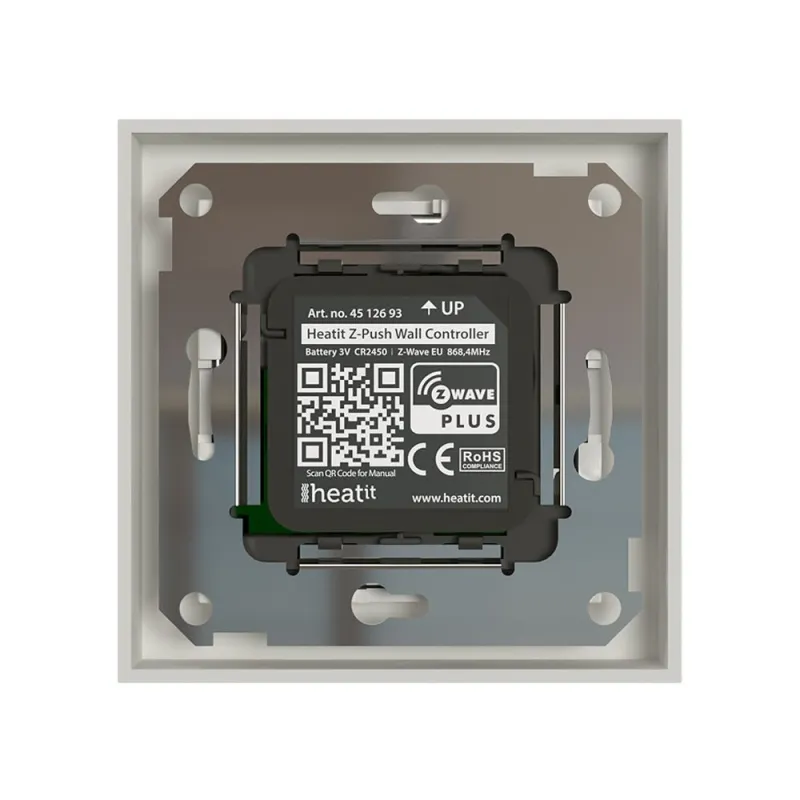 Heatit Controls - Wireless Z-Wave+ 700 Z-Push Wall controller