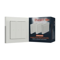 Heatit Controls - Wireless switch Z-Wave+ 700 Z-Push Wall controller