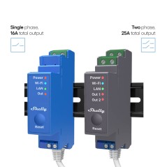 SHELLY - 2-Kanal Wi-Fi DIN-Schienen Modul (Shelly PRO 2)