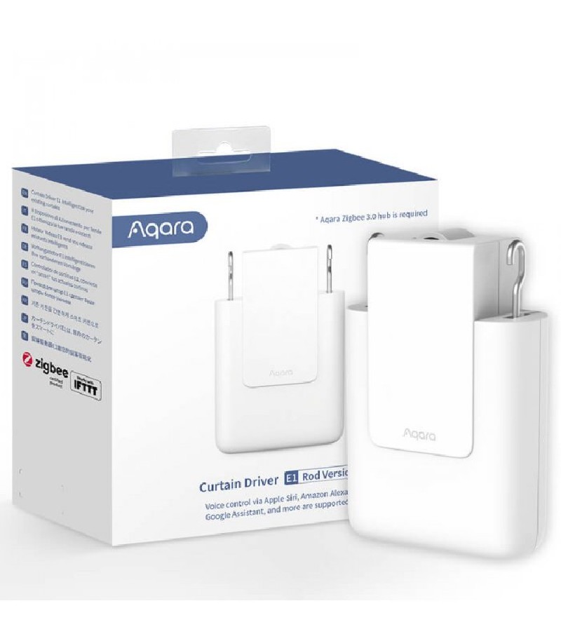 Aqara - Moteur Zigbee 3.0 pour rideaux Aqara Curtain Driver E1 (Rod Version)