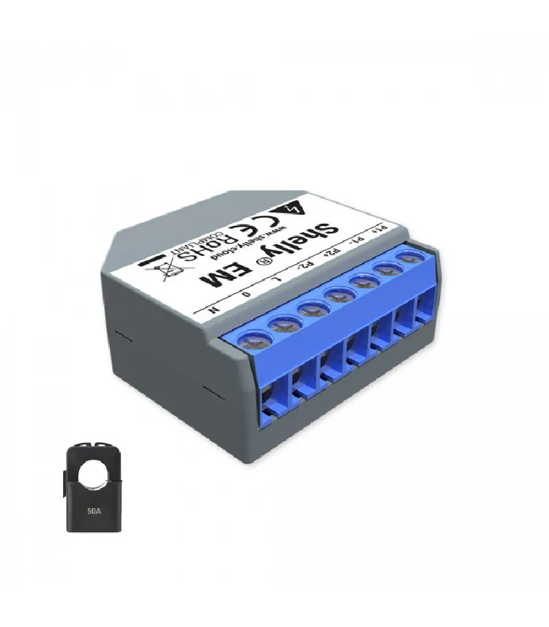 SHELLY - Contatore di energia trifase Shelly 3EM Wi-Fi