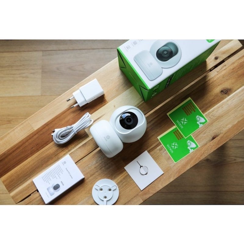 WOOX - WIFI 360° PTZ Indoor Camera (TUYA SmartLife, ALEXA and Google Assistant)