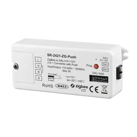 Sunricher - Zigbee zu DALI+0/1-10V 2 in 1 Konverter
