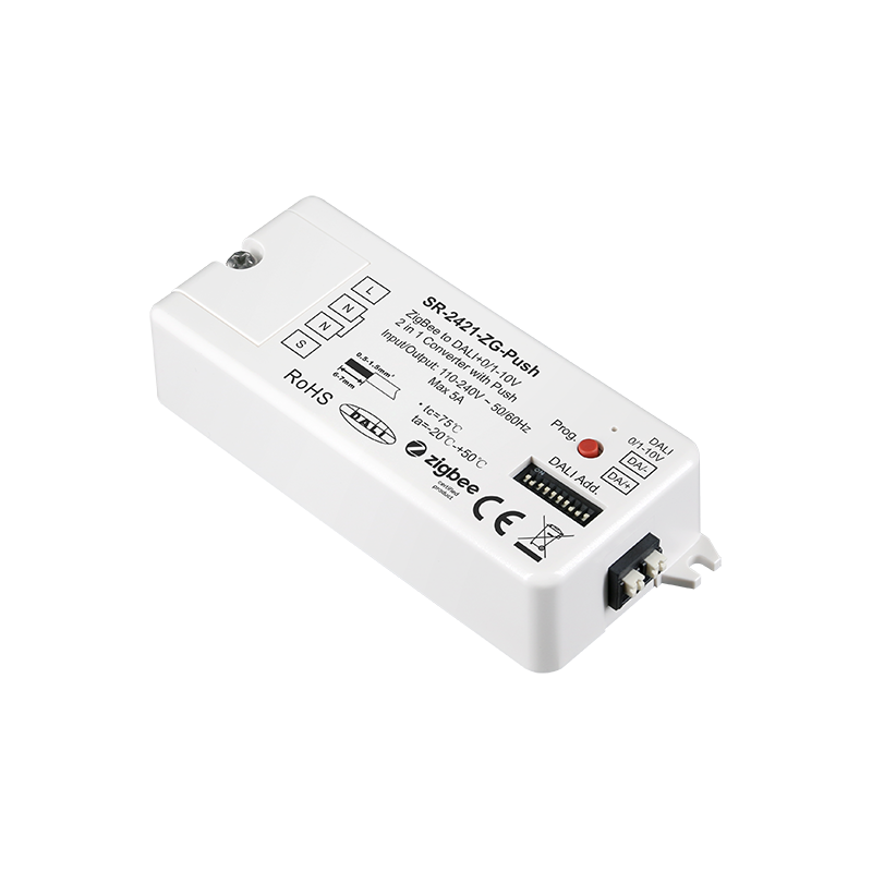 Sunricher - Convertisseur 2 en 1 Zigbee vers Dali+0/1-10V