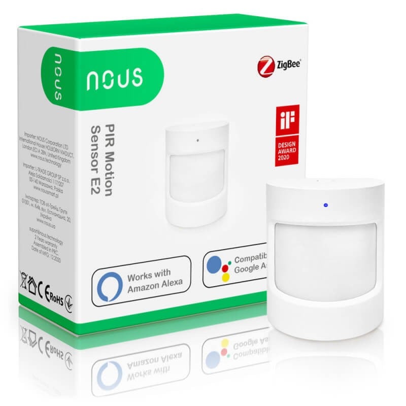 NOUS - TUYA Sensore di movimento PIR Zigbee 3.0