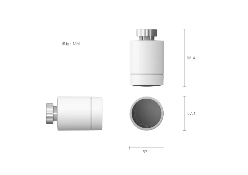 Aqara -Tête thermostatique Zigbee 3.0 Aqara Smart Radiator Thermostat E1 