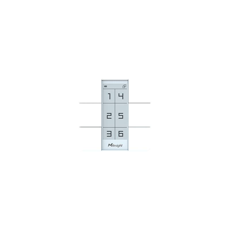Milesight IOT - Eink 6-button control panel