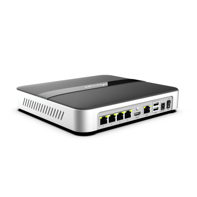Milesight -4K H.265+ Mini PoE NVR 1000 Series - MS-N1008-UPC