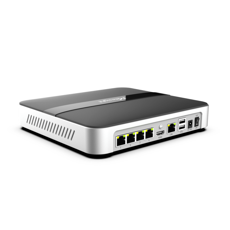 Milesight -4K H.265+ Mini PoE NVR 1000 Series - MS-N1008-UPC