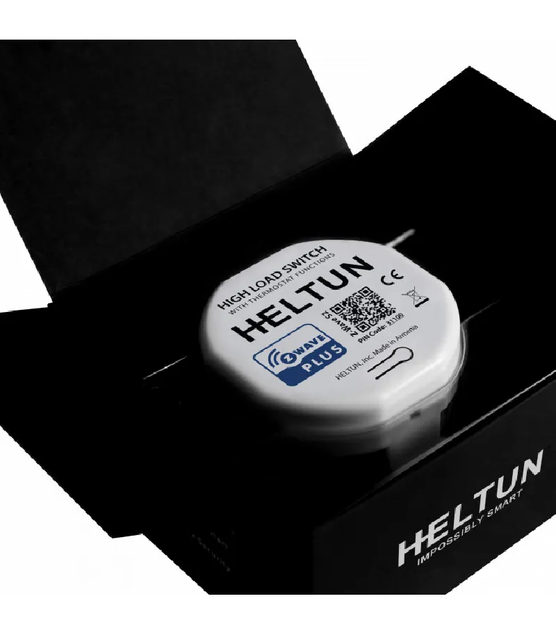 HELTUN - Module commutateur forte charge 16A Z-wave+ 700