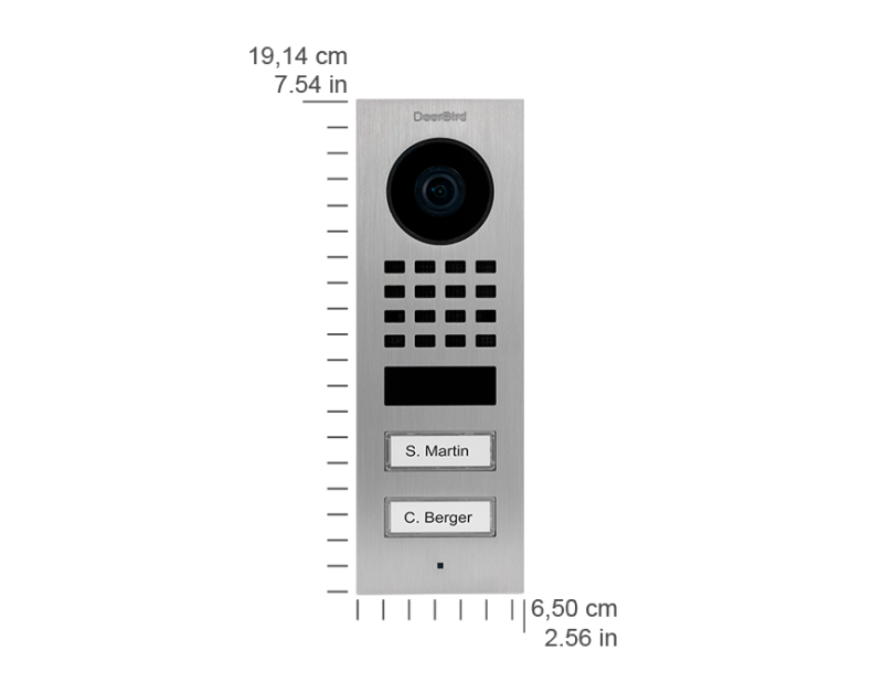 Doorbird - Portier vidéo connecté D1102V - pour montage en surface