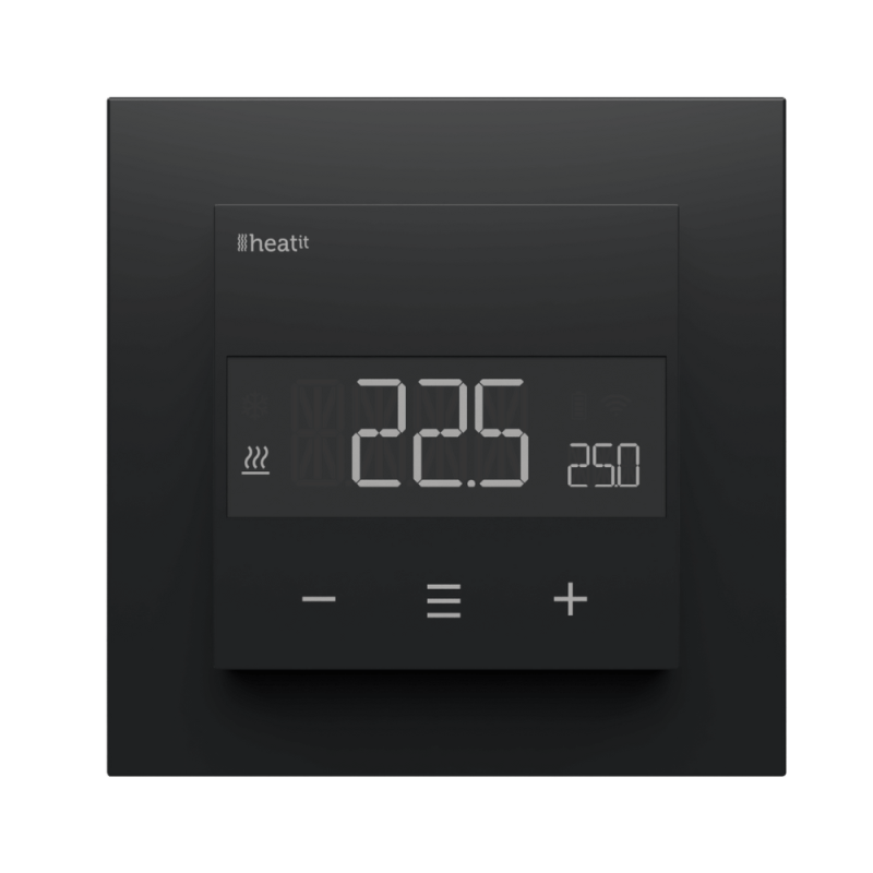 Heatit controls - Z-Wave thermostat Heatit Z-TRM6 3600W 16A, black
