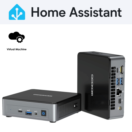 Mini PC con macchina virtuale Home Assistant preinstallata (Home Assistant Virtual Mini-PC GMA12)
