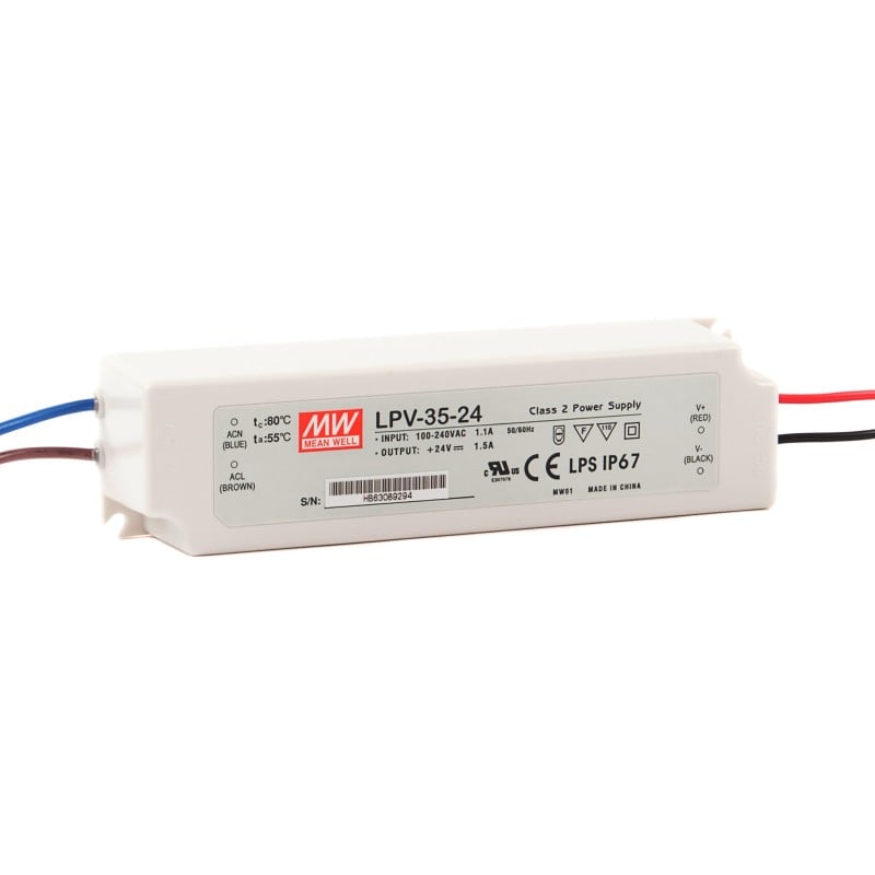 Mean Well - Alimentation 24V/1.5A| LPV-35-24