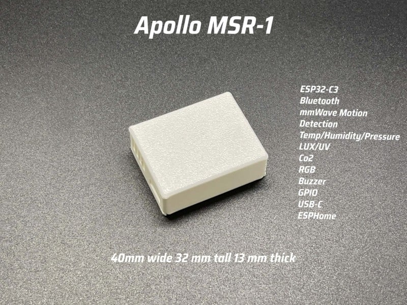 Apollo Automation - Monitor della qualità dell'aria AIR-1 (10 in 1)