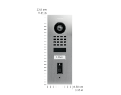 Doorbird – Video‑Türstation D1101FV, 1‑Ruftaste mit integriertem EKEY‑Fingerprintleser, Aufputz