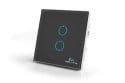 MCO Home - Touch Panel Z-Wave 2 Buttons, Black (MH-S412B)