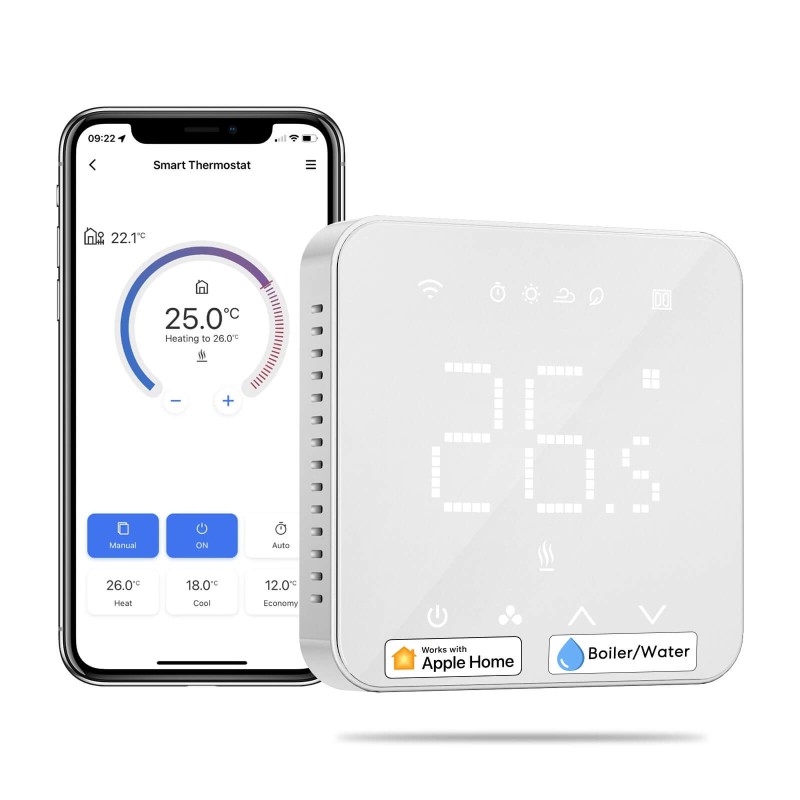 Meross - Smart Wi-Fi Thermostat for Boiler/Water Heating System