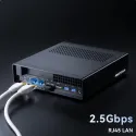 Minisforum - Mini PC MS-01 Barebone mit Intel Core i9-12900H,vPro Enterprise Support,2x10Gbps SFP+LAN/2x2.5G RJ45/2xUSB4/HDIM/16