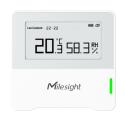 Milesight IOT - Sensore di qualità dell'aria interna Lorawan 2 in 1 (con display)
